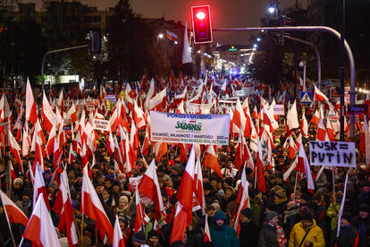 Tausende bei Protesten der rechten Opposition unter Jarosław Kaczyński