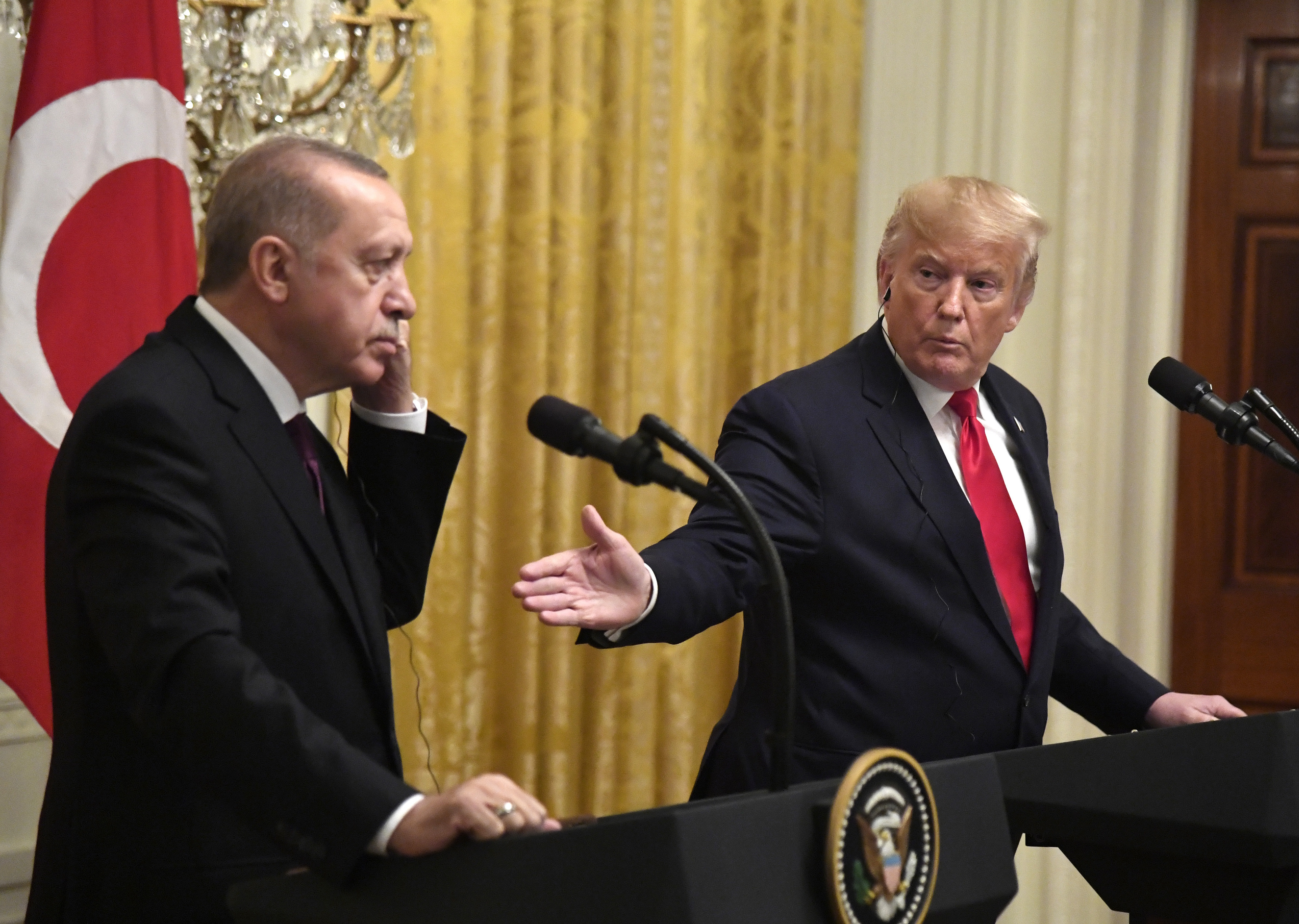 Erdogan und Trump gemeinsam im Weißen Haus