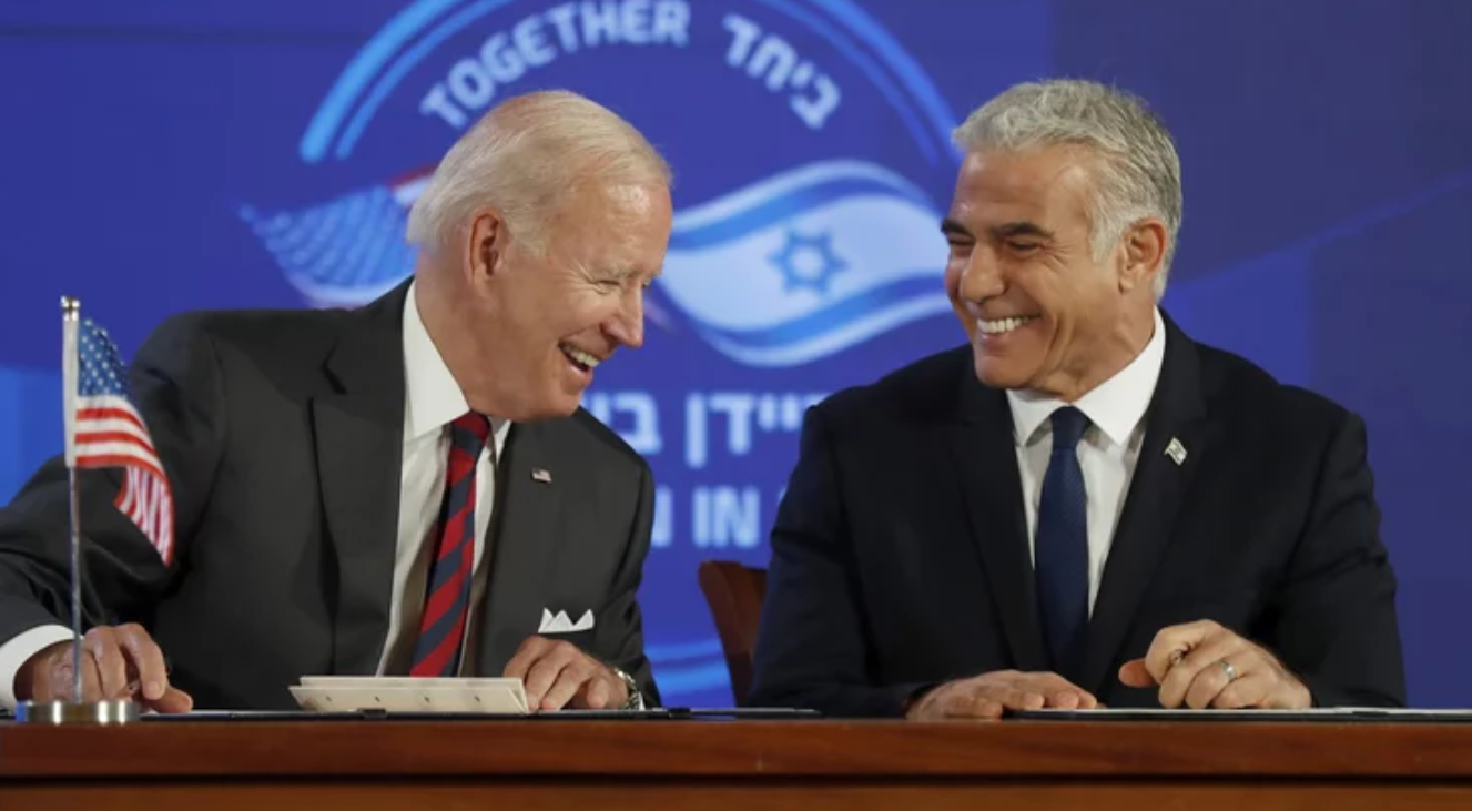 US-Präsident Joe Biden und Israels Premierminister Yair Lapid 