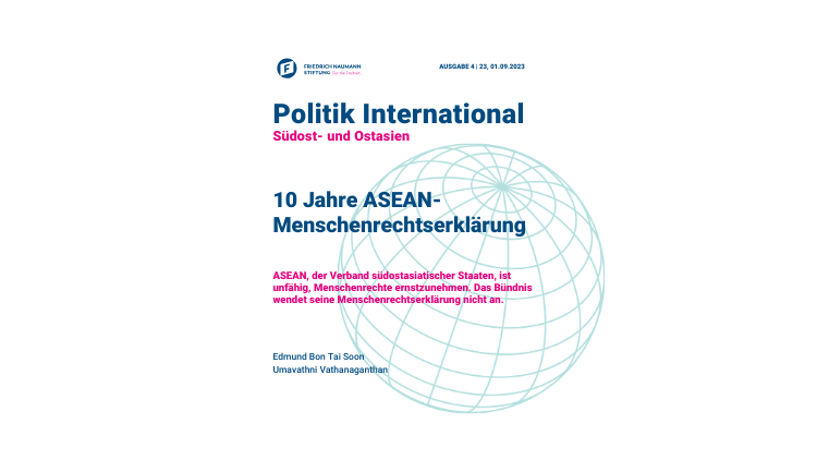 10 Jahre ASEAN-Menschenrechtserklärung