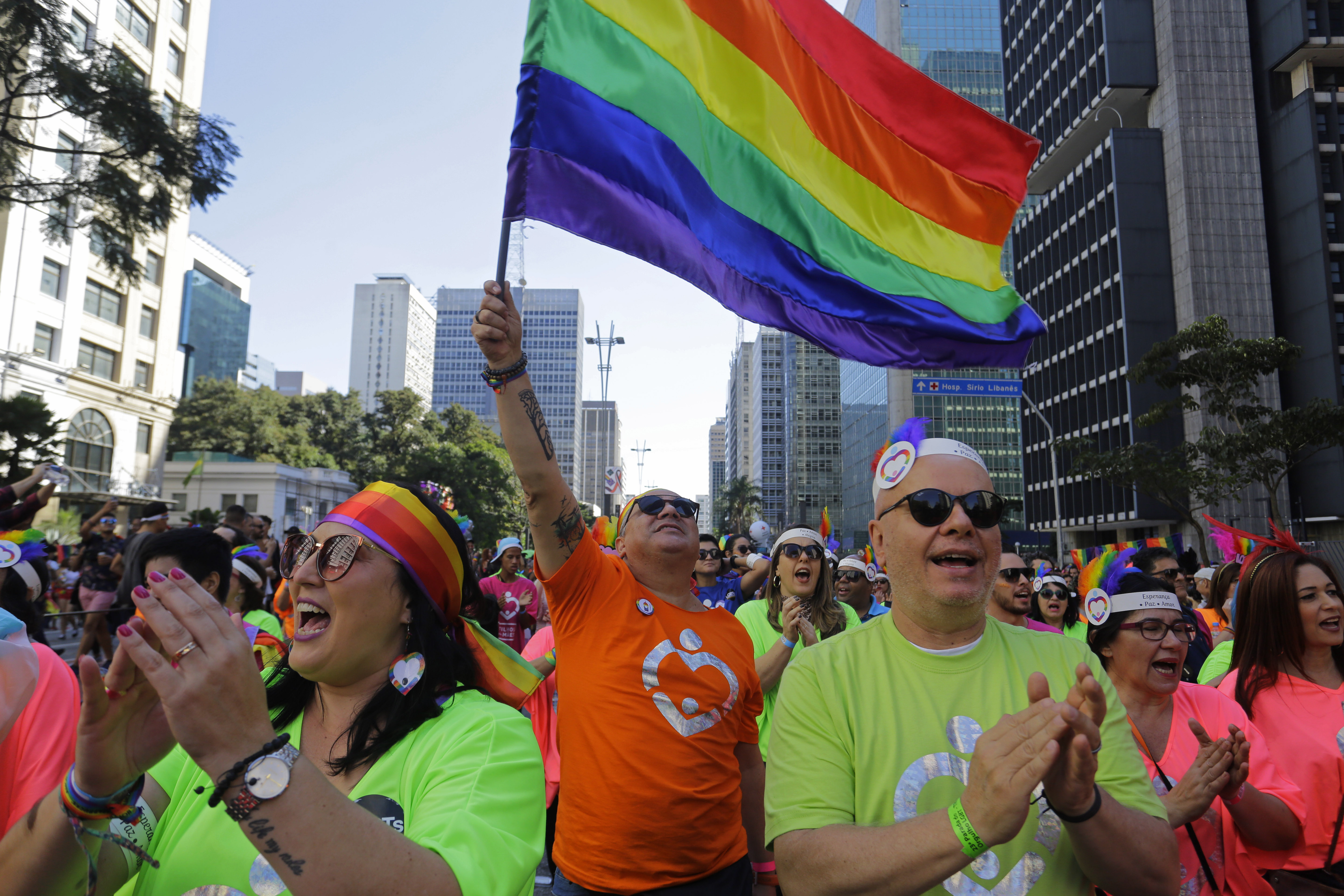 Pride Parade in Sao Paulo