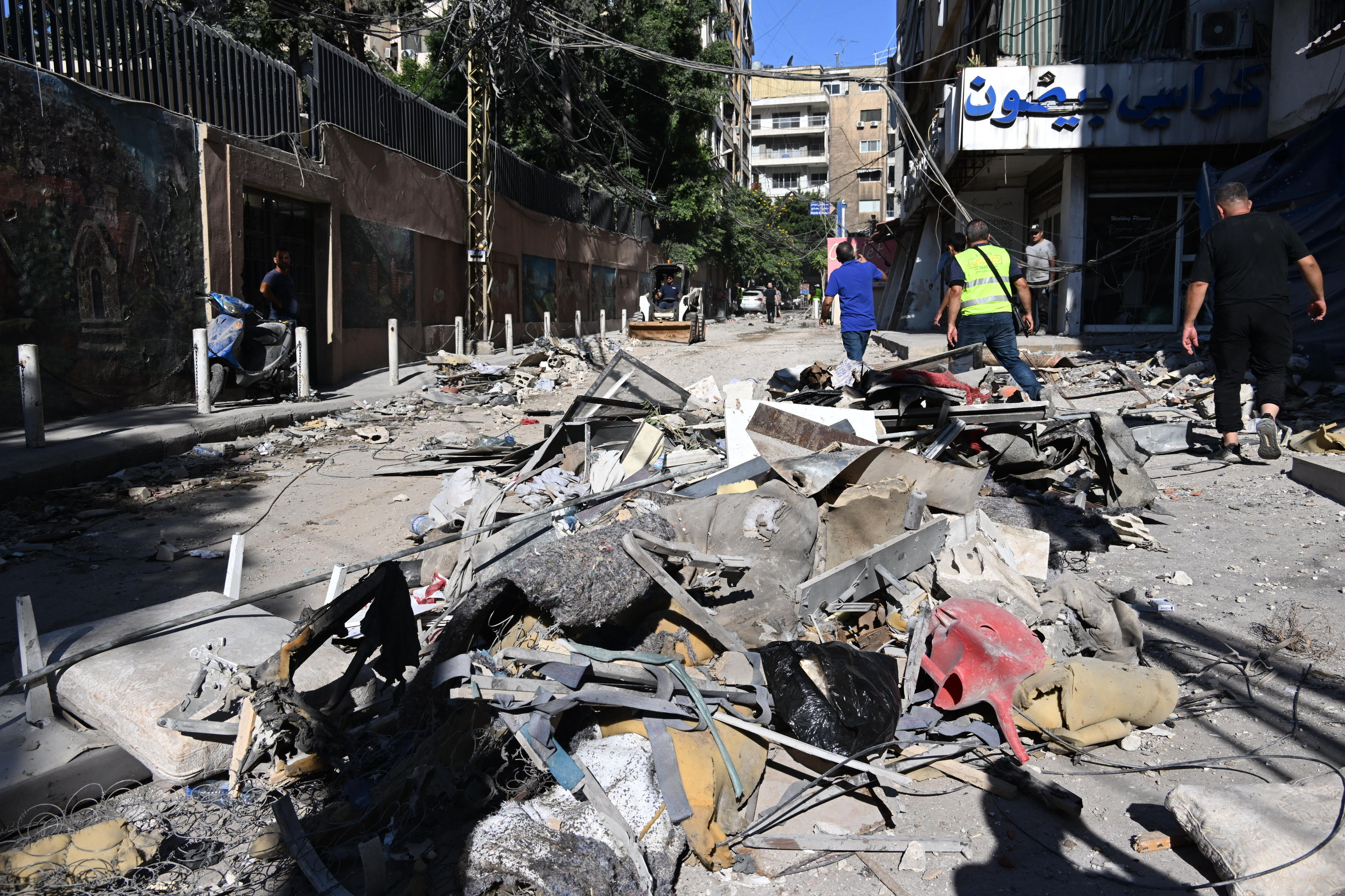 Der Angriff von gestern Abend im Stadtteil Dahiyeh ist ein großer Schock für die Menschen. 