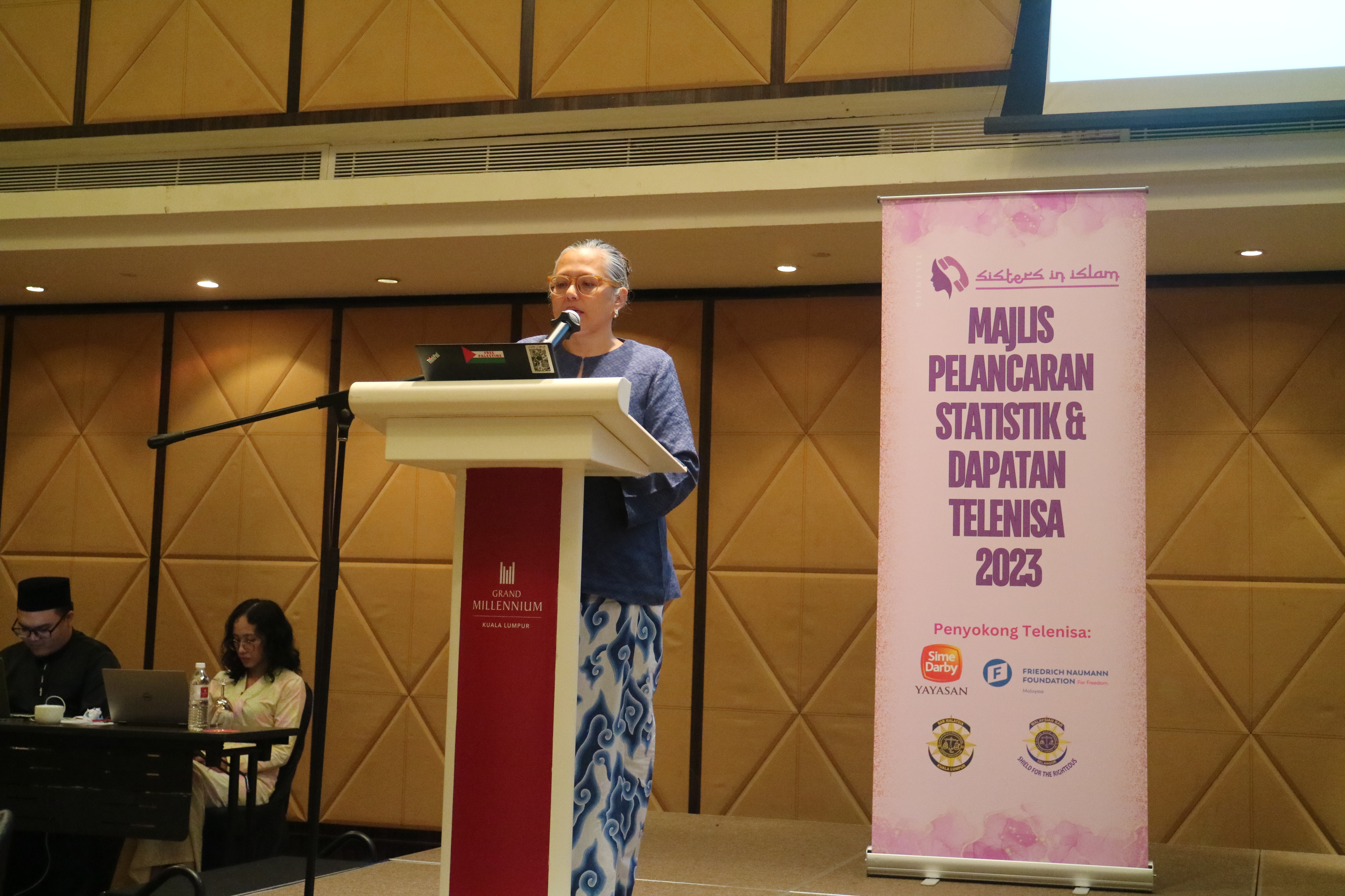 Rozana Isa, Executive Director of Sisters in Islam, commenced the launching event at Grand Millenium Hotel, Bukit Bintang, Kuala Lumpur