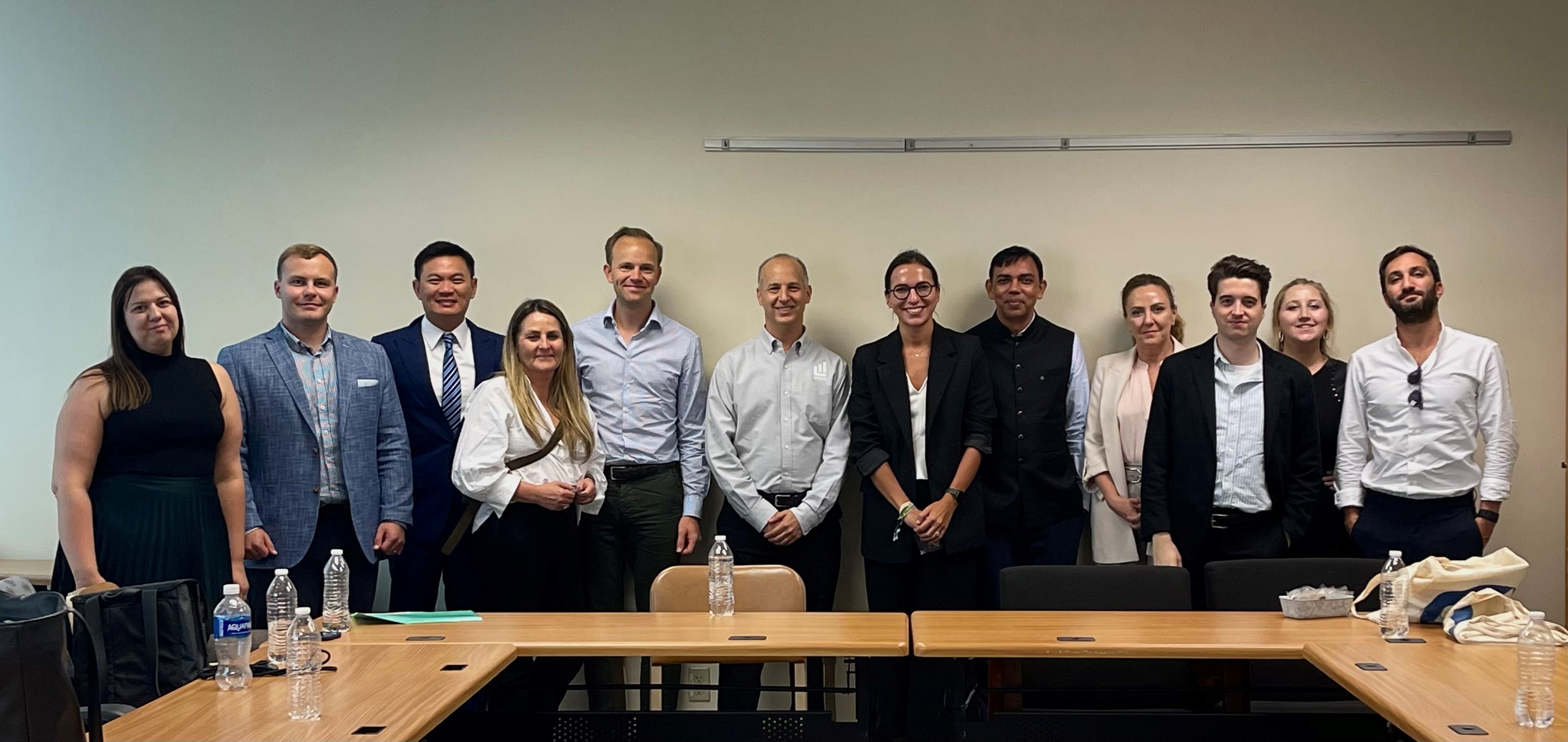 Group Photo of the Delegation and Mayor Andy Schor