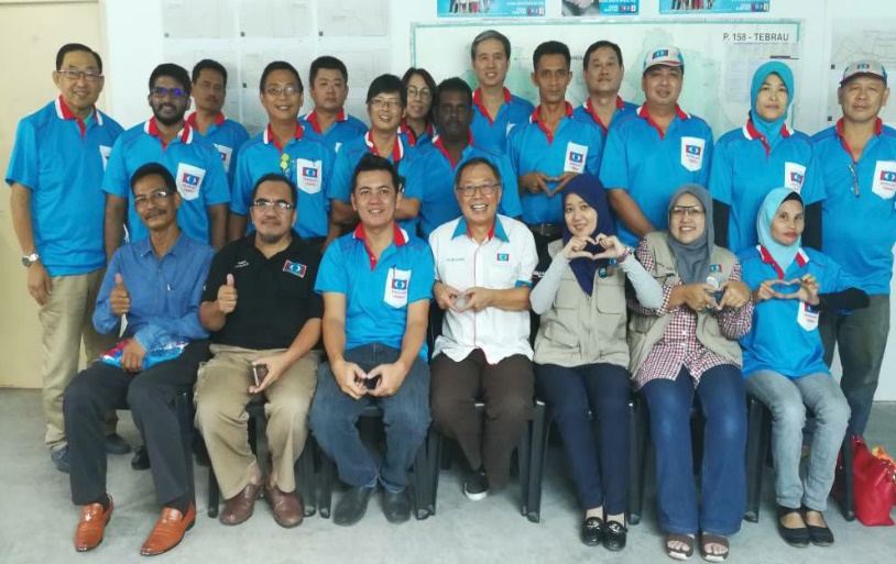 Field Coaching on Polling Day and Election Management - Tebrau