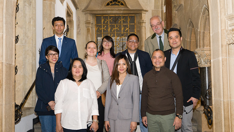 Philippine Delegates at the Munich City Hall