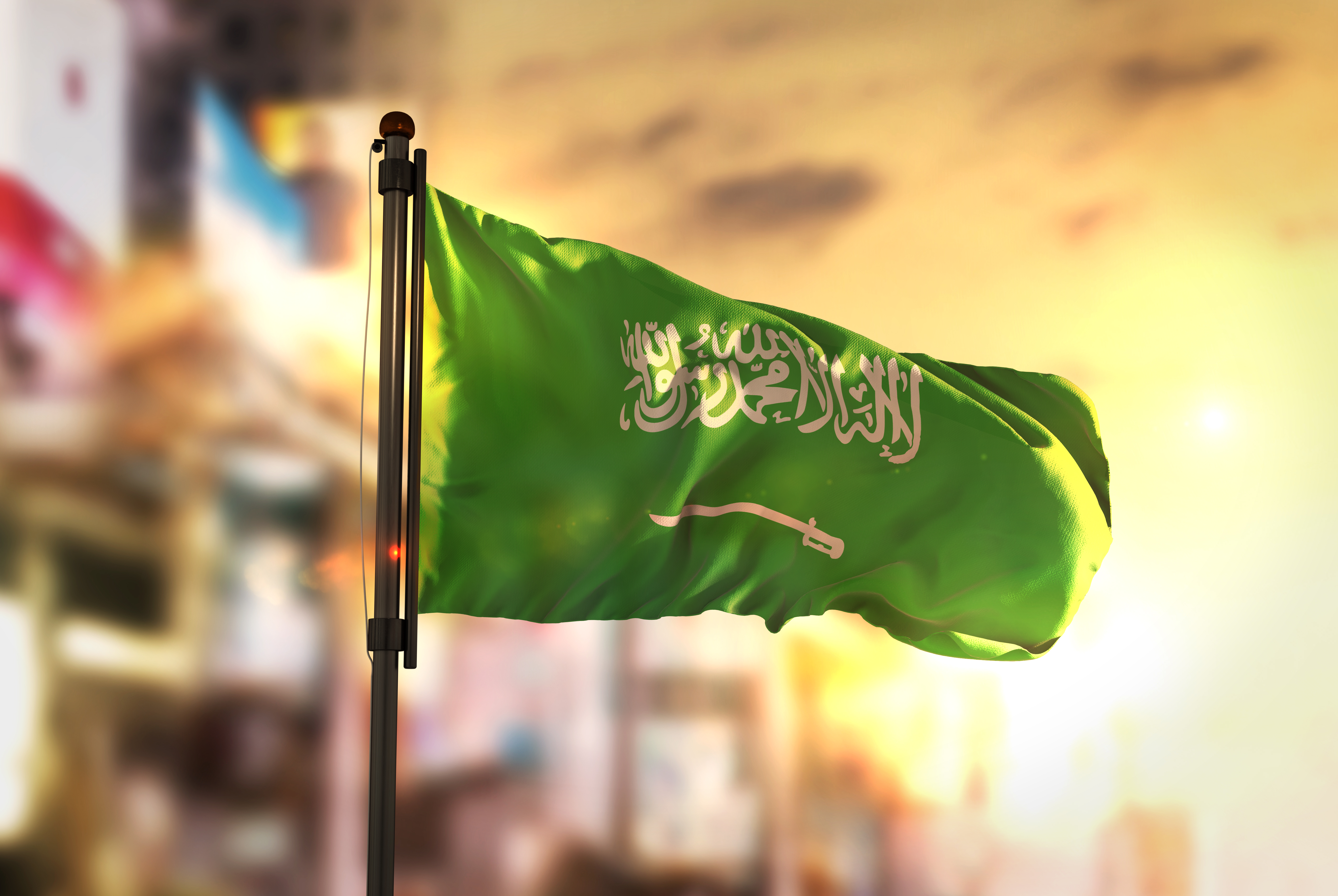 Fahne Saudi-Arabien