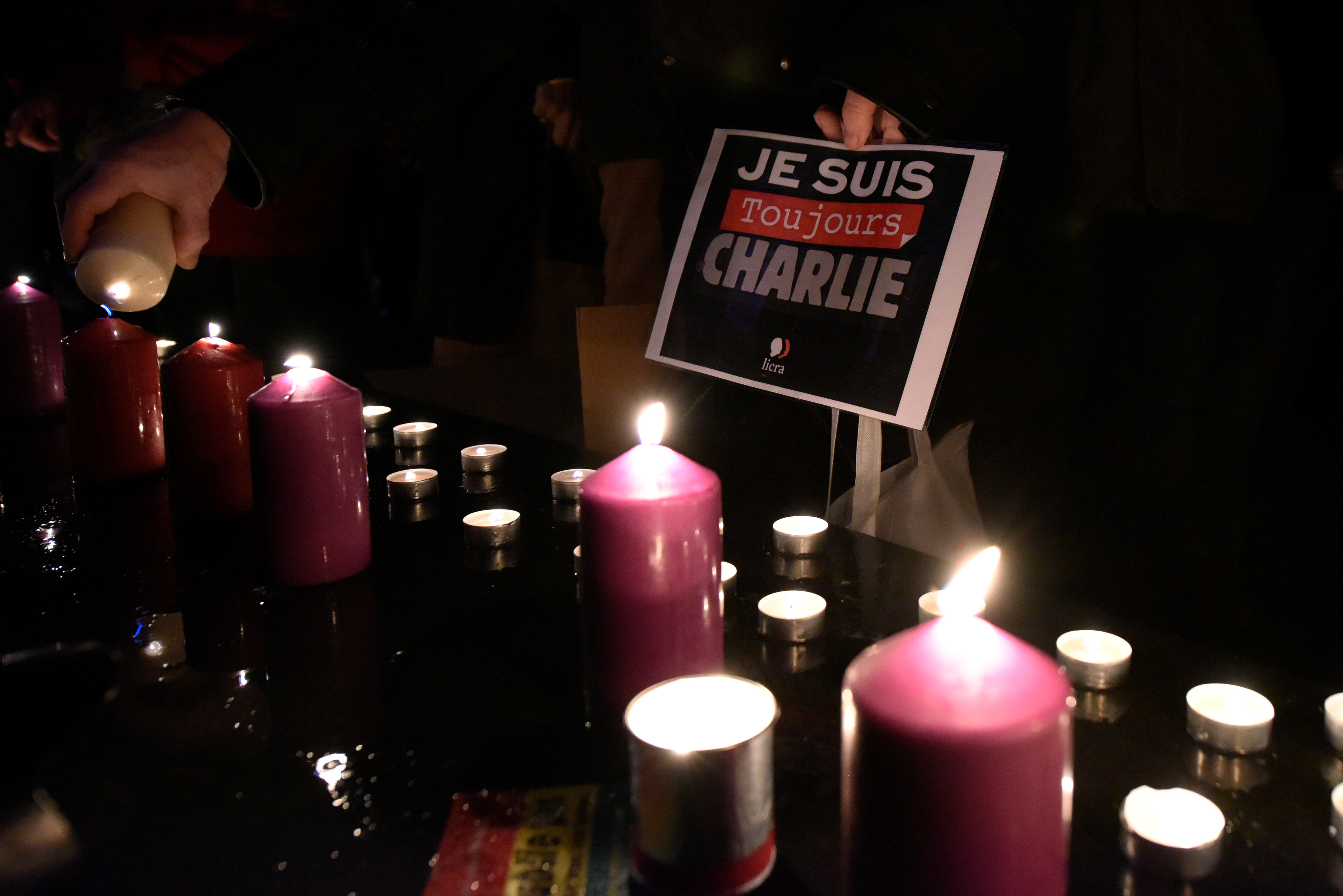 4. Jahrestag des Anschlags auf die Redaktion von Charlie Hebdo