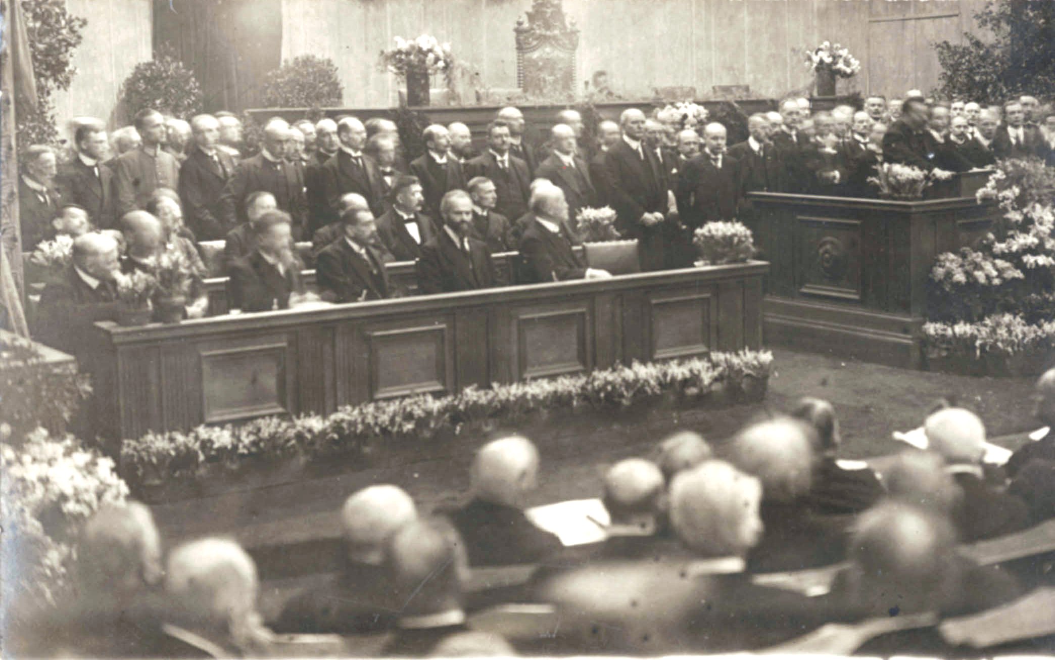Eröffnung der Nationalversammlung in Weimar 1919