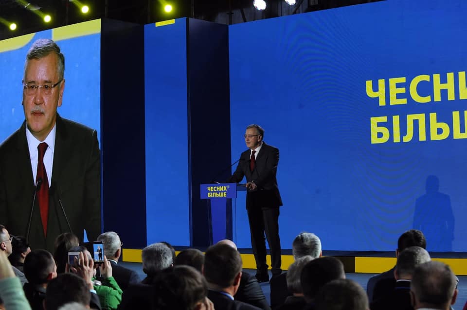 Der liberal-konservative Präsidentschaftskandidat A. Grytsenko
