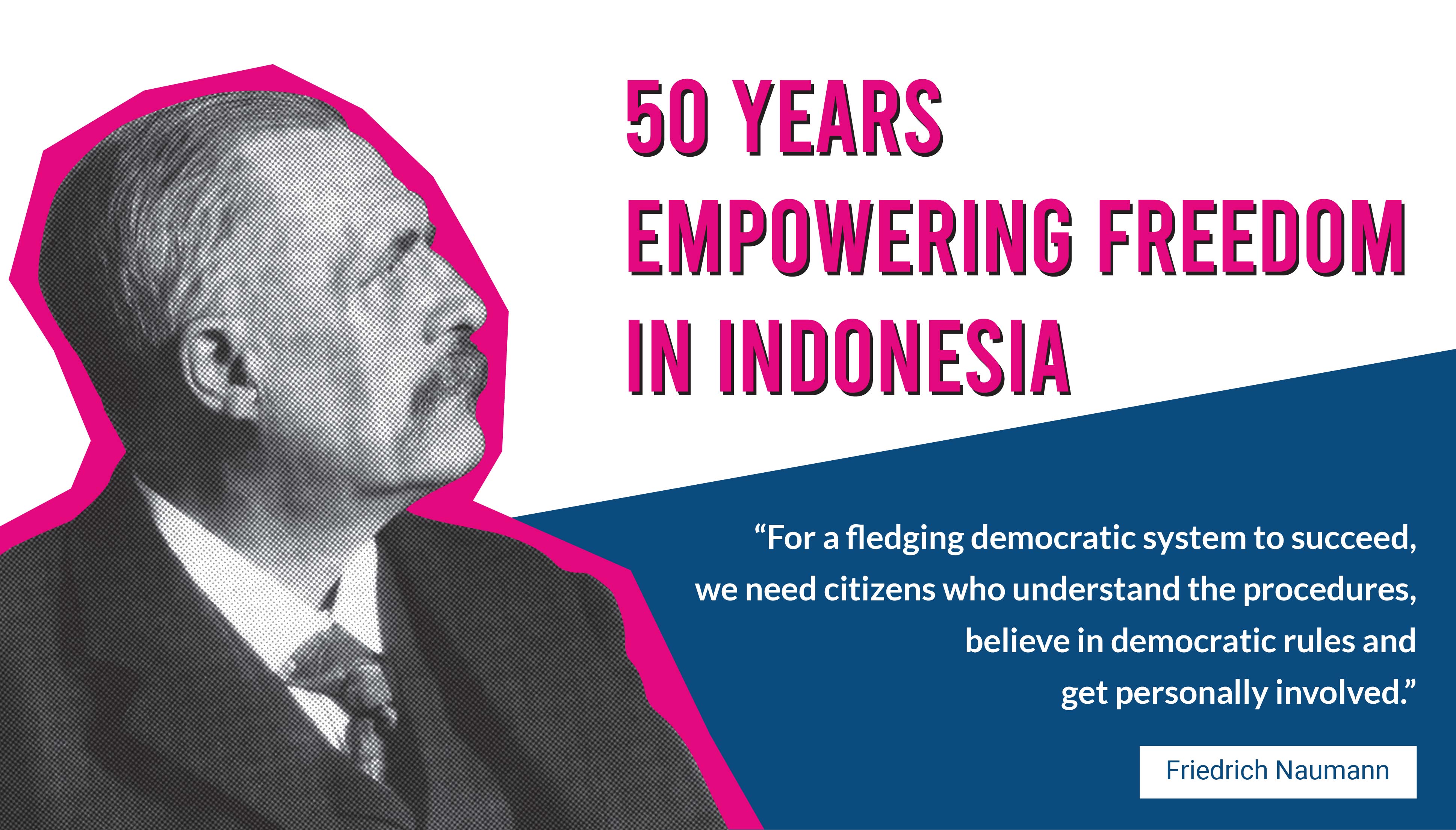 50 Years of Empowering Freedom in Indonesia