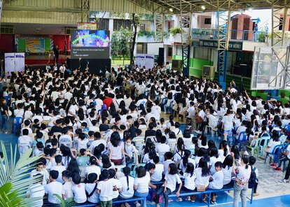 More than 4000 students attended the PETA event