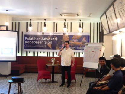Dr. Stefan Diederich (Head of Office, FNF Indonesia) shared his insights on "Civil Liberties in Germany"