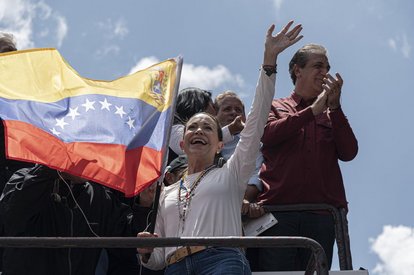 María Corina Machado, la política opositora más destacada de Venezuela.