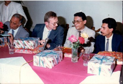 1988, Hani Abdel-Malak and FNF project director Mr Georg-Heinrich von Eichborn