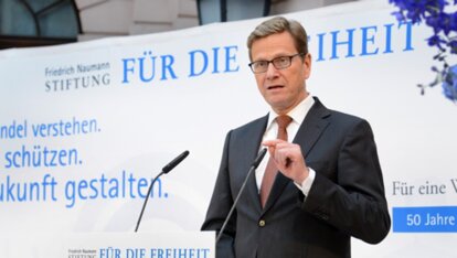 Anniversary - German Foreign Minister Guido Westerwelle