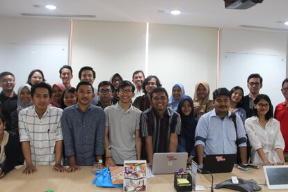 Foto peserta bersama Dendy Borman (Diageo Indonesia)