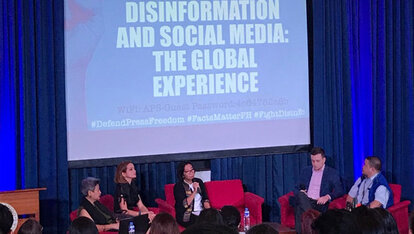 Another panel at the Democracy and Disinformation event
