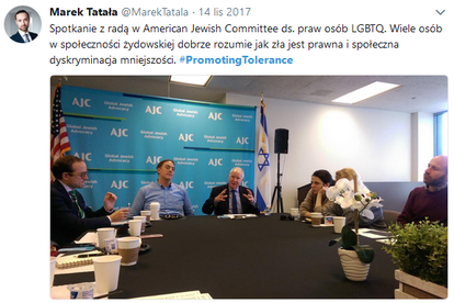 Marek Tatala Tweets about Promoting Tolerance Programme 7