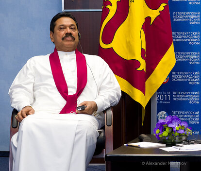 Mahinda Rajapaksa Ehemaliger Premierminister von Sri Lanka