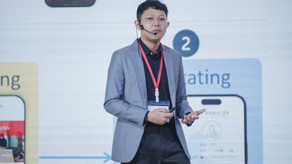 Htin Shar Pitching His Idea| © Friedrich Naumann Foundation for Freedom (Myanmar Office)