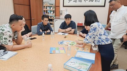 A demonstration of the game mechanics by Mary, Program Manager of FNF Thailand.