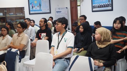 Para peserta kegiatan diskusi publik "Kebebasan Berekspresi Online: Penting Ga Sih Bagi Kita?"