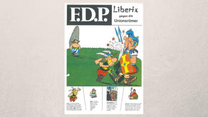Liberix gegen die Unionsrömer, FDP-Landesverband Berlin, Abgeordnetenhauswahl 1971 / ADL, Audiovisuelles Sammlungsgut, E2-600
