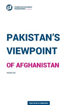 Pakistan's View point of Afghanistan