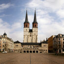 Halle (Saale) Hallmarkt Mit Marktkirche