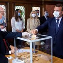 Emanuel Macron bei den Kommunalwahlen