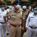 Kolkata police Commissioner Anuj Sharma IPS visit the containment zone at the north Kolkata Telengabagan area after state government full Lockdown all containment zone in West Bengal