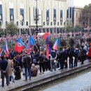 Proteste auf den Straßen in Georgien