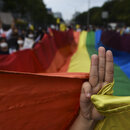 LGBTQ Thailand Demonstranten
