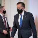 Mitt Romney auf dem Weg zur Eröffnung des zweiten Impeachment-Verfahrens gegen Donald Trump