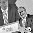 Hans van Baalen auf einem Parteikongress der ALDE-Partei