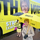 Nicola Sturgeon im Wahlkampf