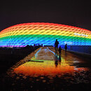 Allianz-Arena Regenbogenfarben