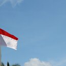 Flagge Indonesien