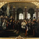 18. Januar 1871: König Wilhelm I. von Preußen wird im Spiegelsaal des Schlosses von Versailles zum Deutschen Kaiser ausgerufen. 