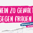 Nein zu Gewalt gegen Frauen