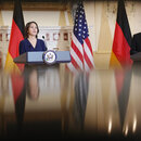 Außenministerin Annalena Baerbock (Bündnis 90/Die Grünen) gibt zusammen mit US-Außenminister Antony Blinken eine Pressekonferenz.