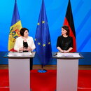 Pressekonferenz nach der Geberkonferenz