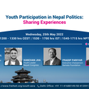 Youth Participation in Nepal Politics Poster