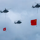 Hong Kong's 25th Handover Anniversary raising of the flag ceremony 