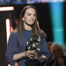  Oleksandra Matviichuk, Menschenrechtsverteidigerin, Center for Civil Liberties (CCL), erhält den Right Livelihood Award bei der Verleihung  in Stockholm, Schweden.