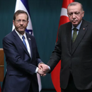 Der israelische Staatspräsident Isaac Herzog und der türkische Staatspräsident Recep Tayyip Erdogan bei einer Pressekonferenz nach ihrem Treffen in Ankara am 9. März 2022
