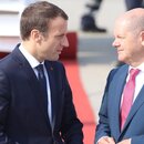 Emmanuel Macron, Olaf Scholz, 