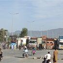 Straßensperungen in Islamabad.