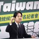Taiwans Vizepräsident Lai Ching-te, auch bekannt als William Lai, hält eine Rede während einer Pressekonferenz in Taipeh, Taiwan